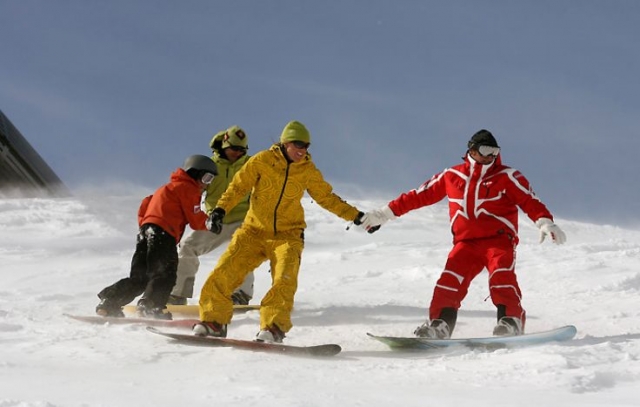  Snowboardunterricht die ganze Woche 